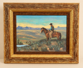 Original Acrylic Cowboy Painting