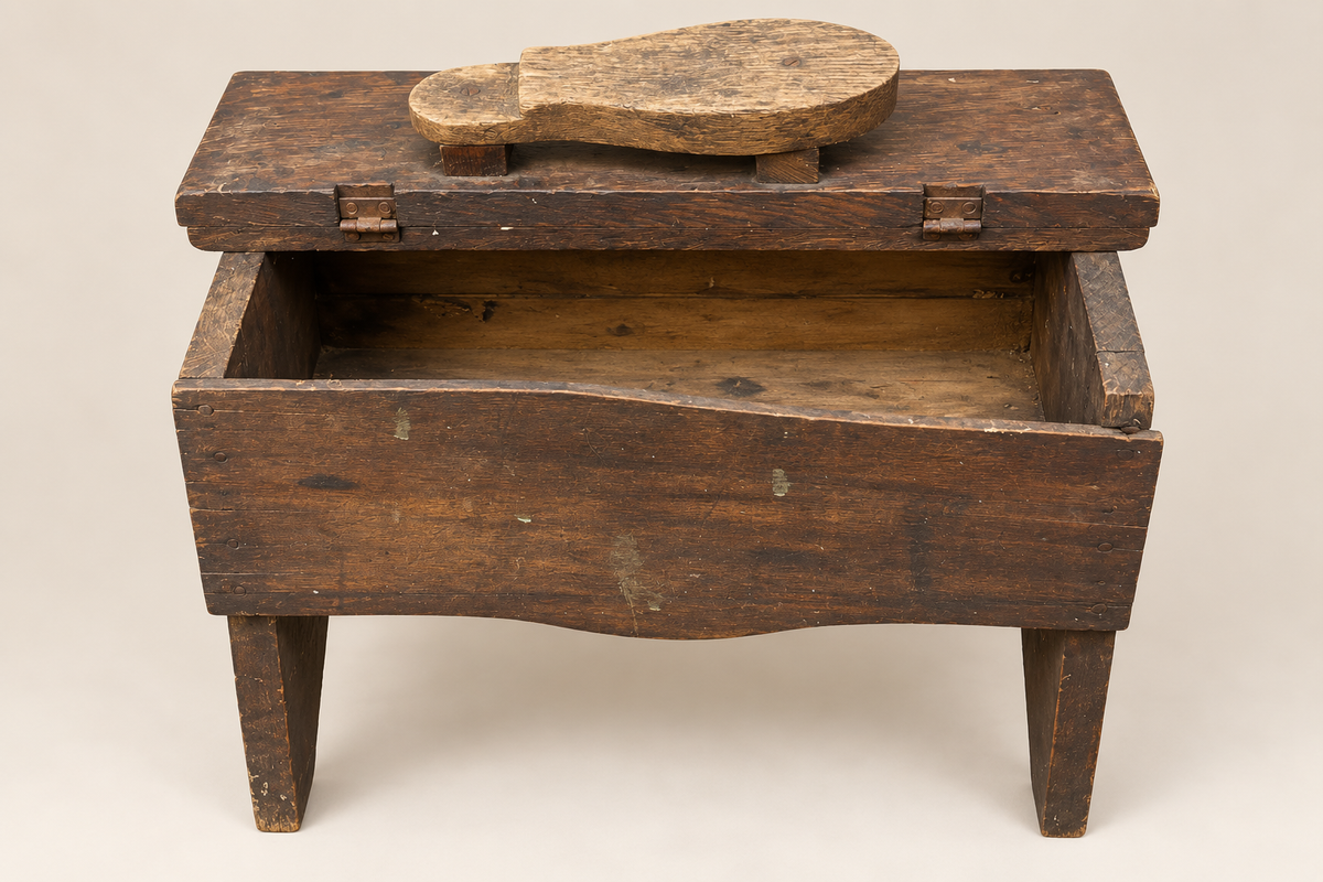 Vintage Shoe Shining Box